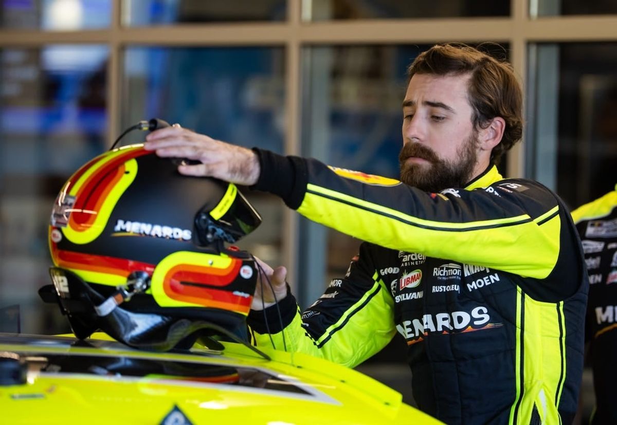 Nov 3, 2023; Avondale, Arizona, USA; NASCAR Cup Series driver Ryan Blaney during practice for the NASCAR Championship race at Phoenix Raceway.
