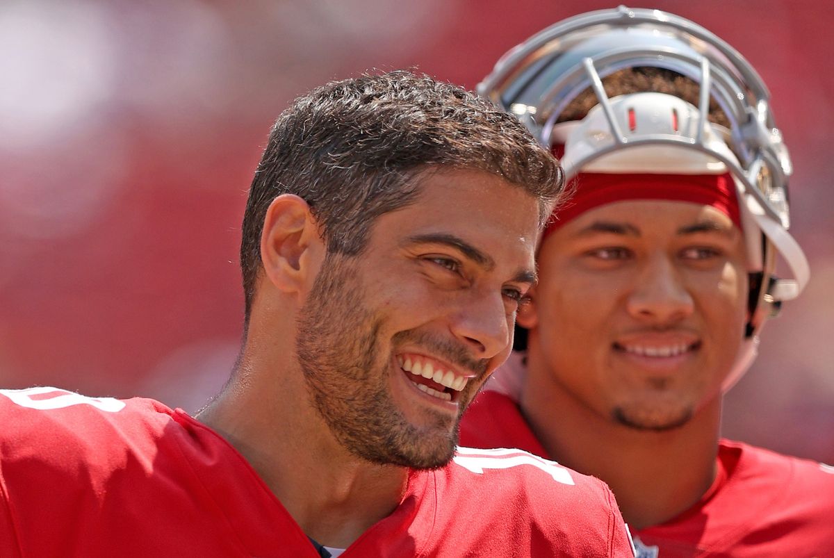 Jimmy Garoppolo is  due to step aside.