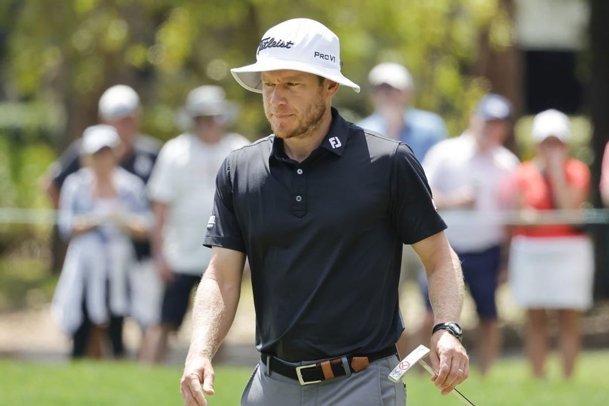 Mar 24, 2024; Palm Harbor, Florida, USA;  Peter Malnati walks onto the second green during the third round of the Valspar Championship golf tournament.