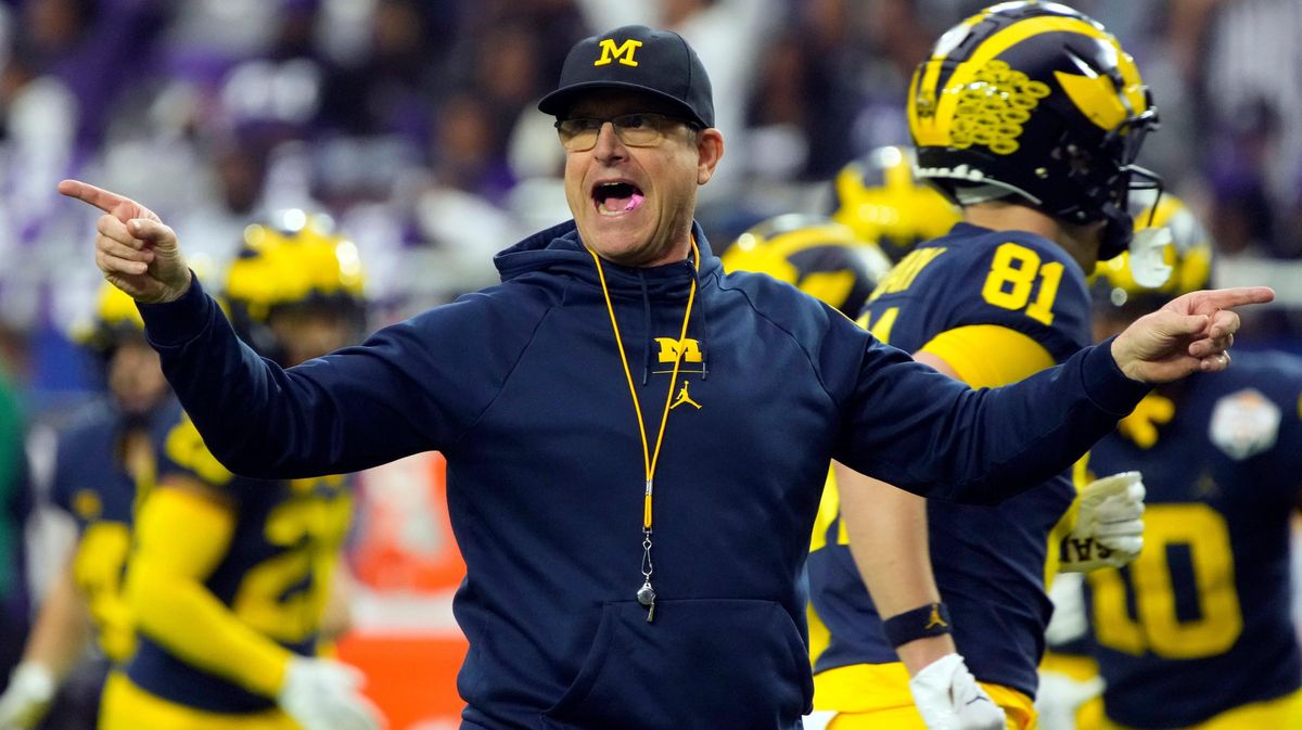 We’re not entirely sure what Jim Harbaugh did, but it was something.