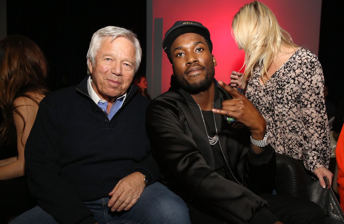 Robert Kraft and pal Meek Mill.