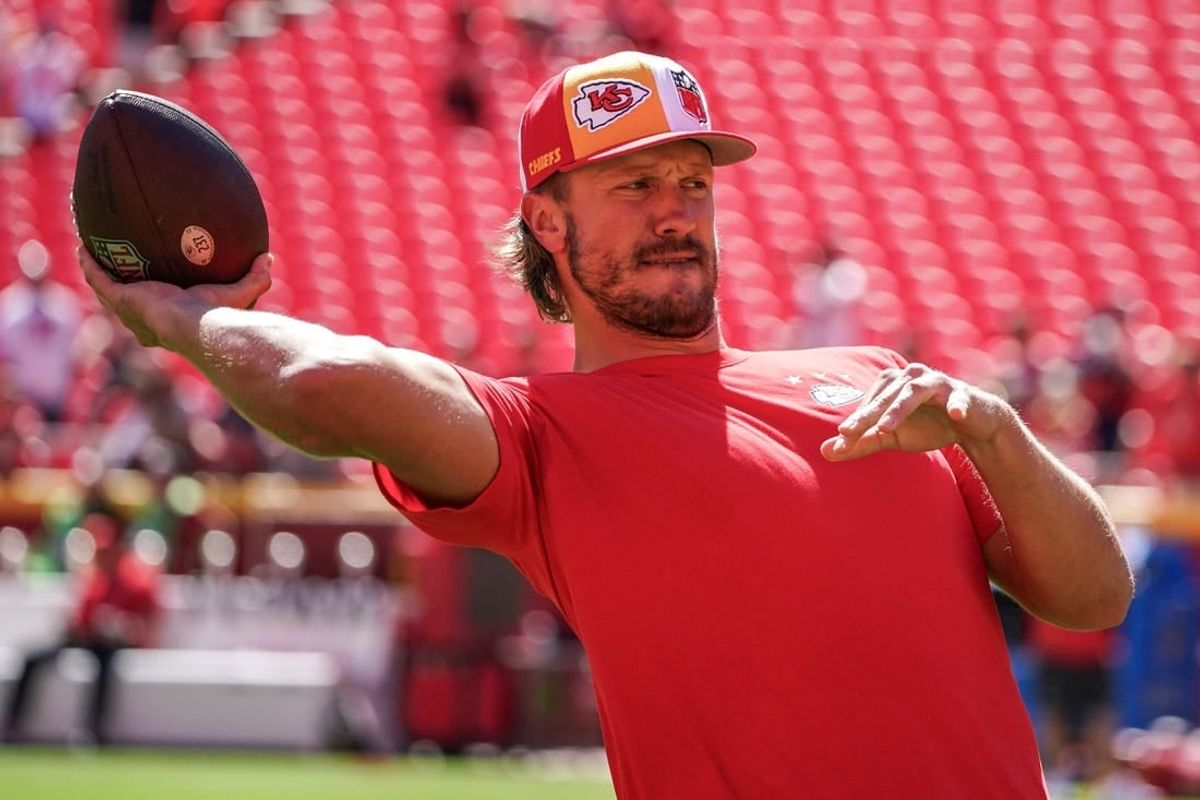 Kansas City Chiefs quarterback Blaine Gabbert is the starter this week at Los Angeles.