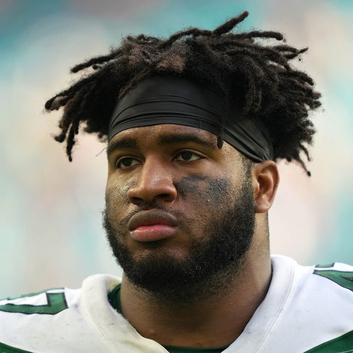 NFL New York Jets defensive Bryce Huff
