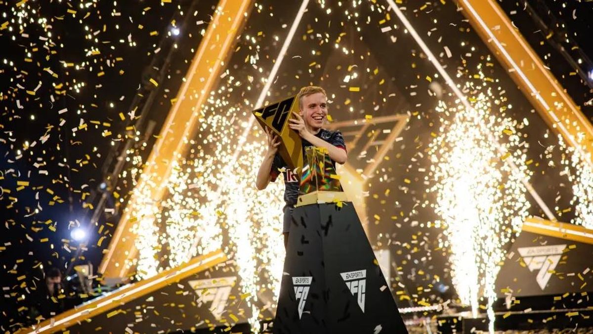 Anders Vejrgang won the inaugural EA Sports FC Pro World Championship in Berlin.