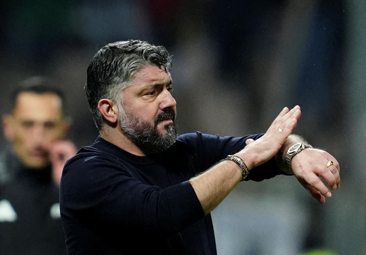 Italy coach Gennaro Gattuso during a match against Bosnia in Bosnia and Herzegovina on March 31, 2026