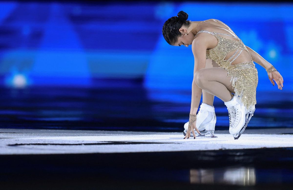 Adeliia Petrosian at the Russian Figure Skating Championships in Saint Petersburg, Russia, December 21, 2025.