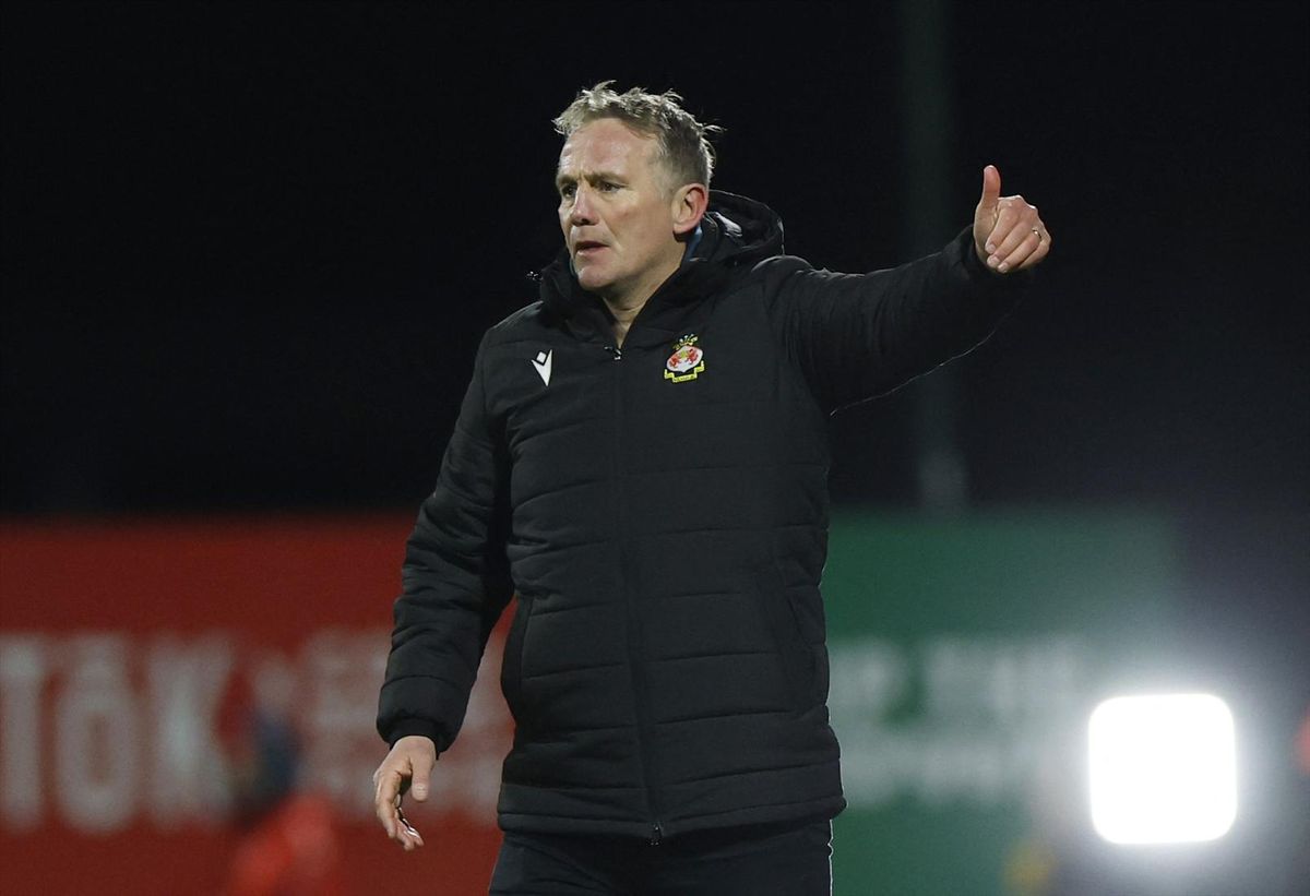 Wrexham manager Phil Parkinson after a match against Ipswich Town at the SToK Racecourse on Feb. 13, 2026. Action Images via Reuters/Jason Cairnduff