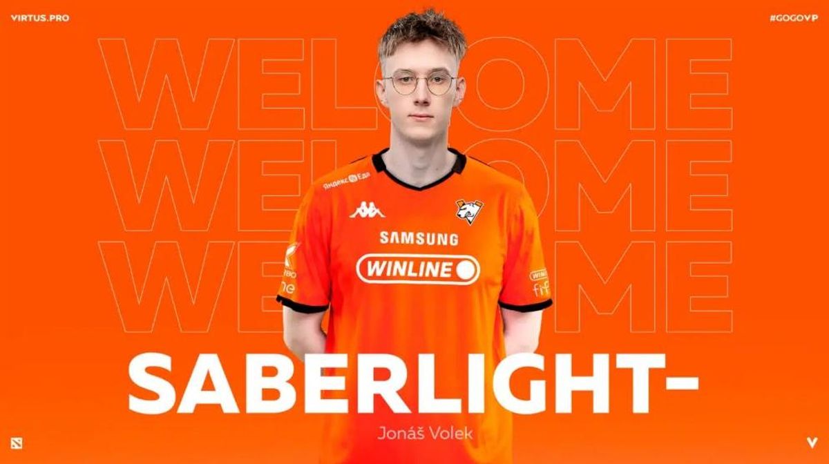 Jonas "SaberLight" Volek has joined Virtus.Pro's Dota 2 roster.