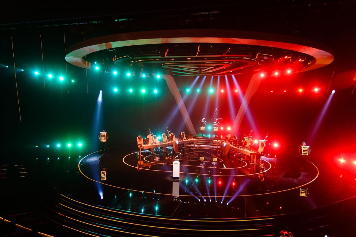 Dota 2 competition at the Esports World Cup