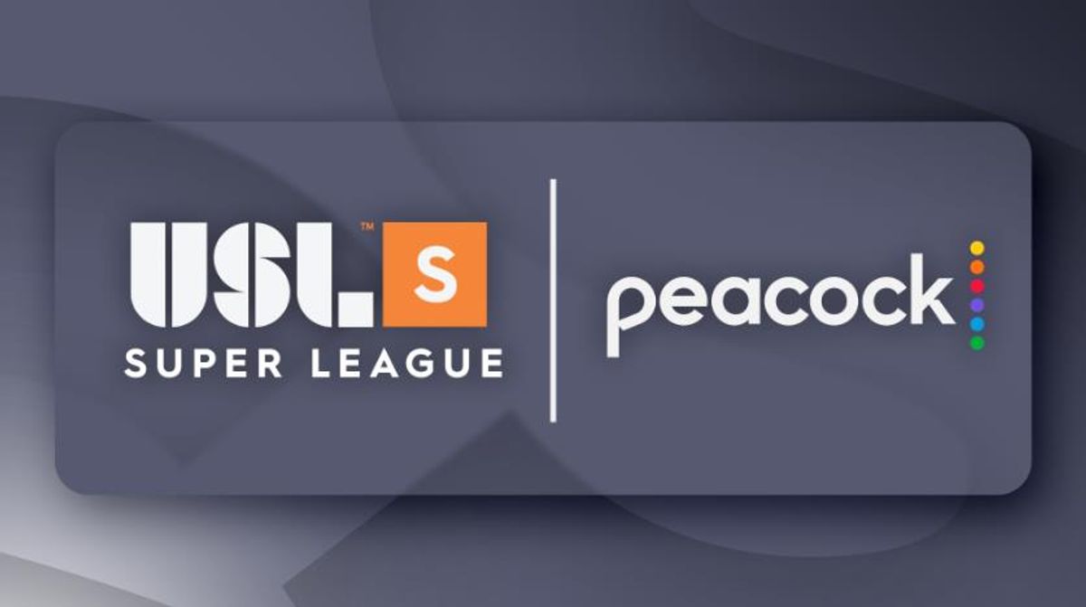 Every match of the USL Super League's inaugural season will be streamed on Peacock