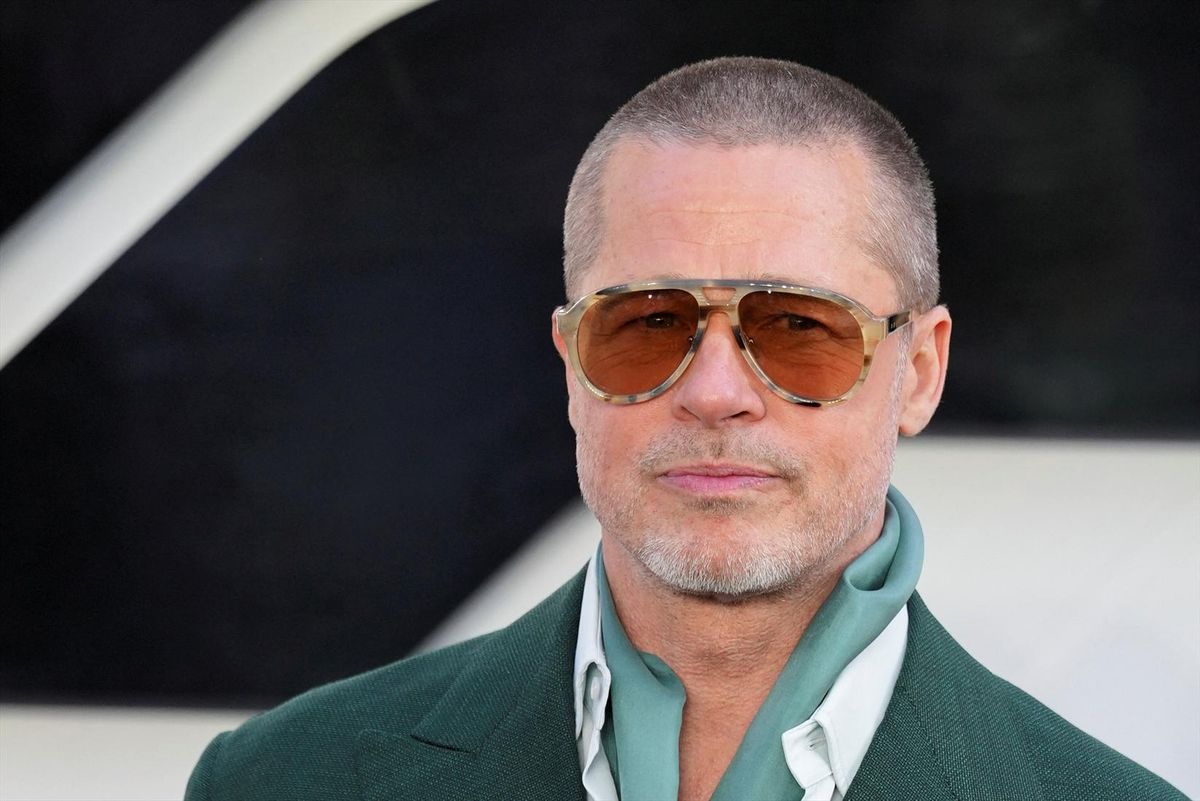 Cast member Brad Pitt attends the "F1: The Movie" European premiere in London on June 23, 2025.