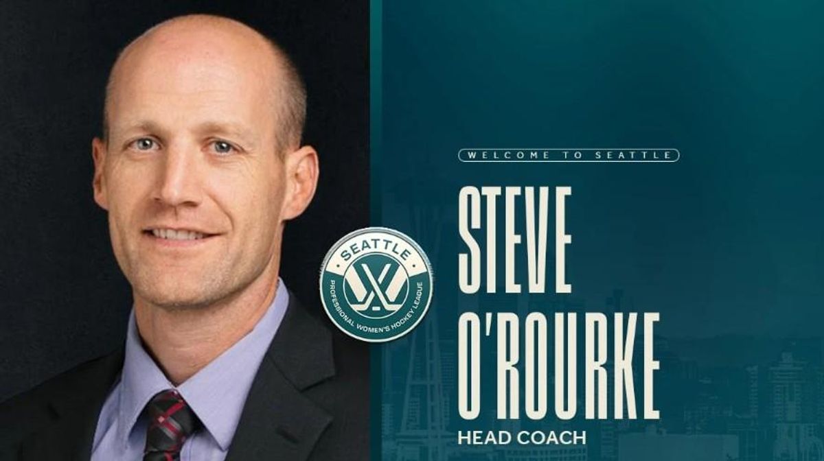 PWHL Seattle has named Steve O'Rourke as the expansion franchise's first ever head coach.