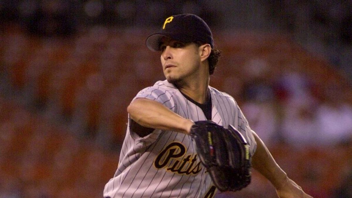 Dan Serafini (file photo) pitched in MLB with seven teams. He was convited of first-degree murder.