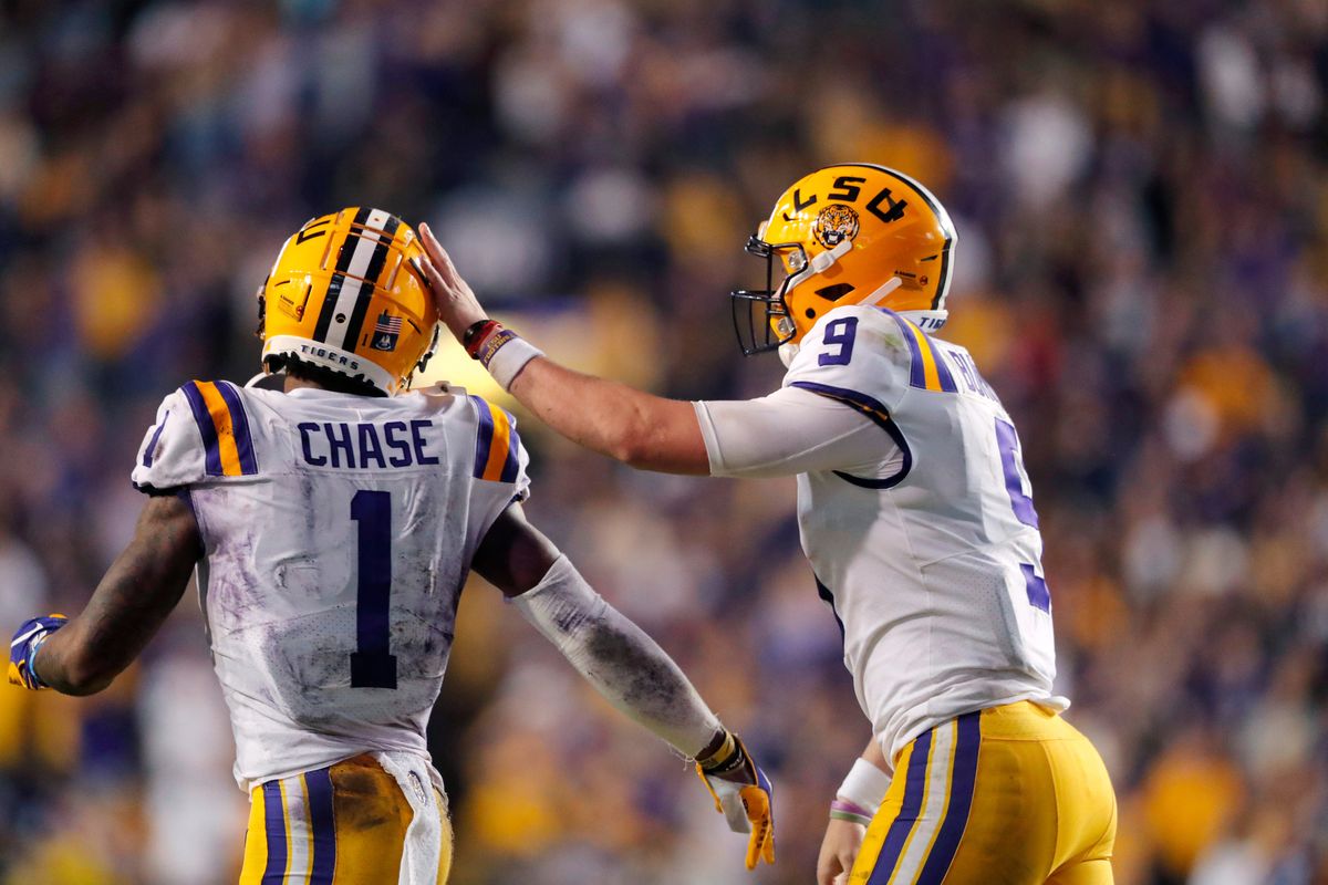 Cincy decided to pair Joe Burrows up with his old playmate Ja’Marr Chase, rather than draft an O-lineman.