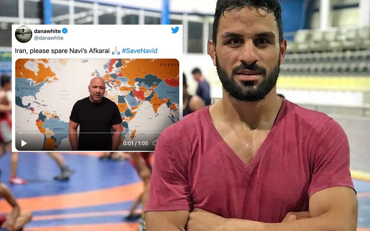 Iranian wrestler  Navid Afkari was sentenced to death for his role in a protest in Iran.