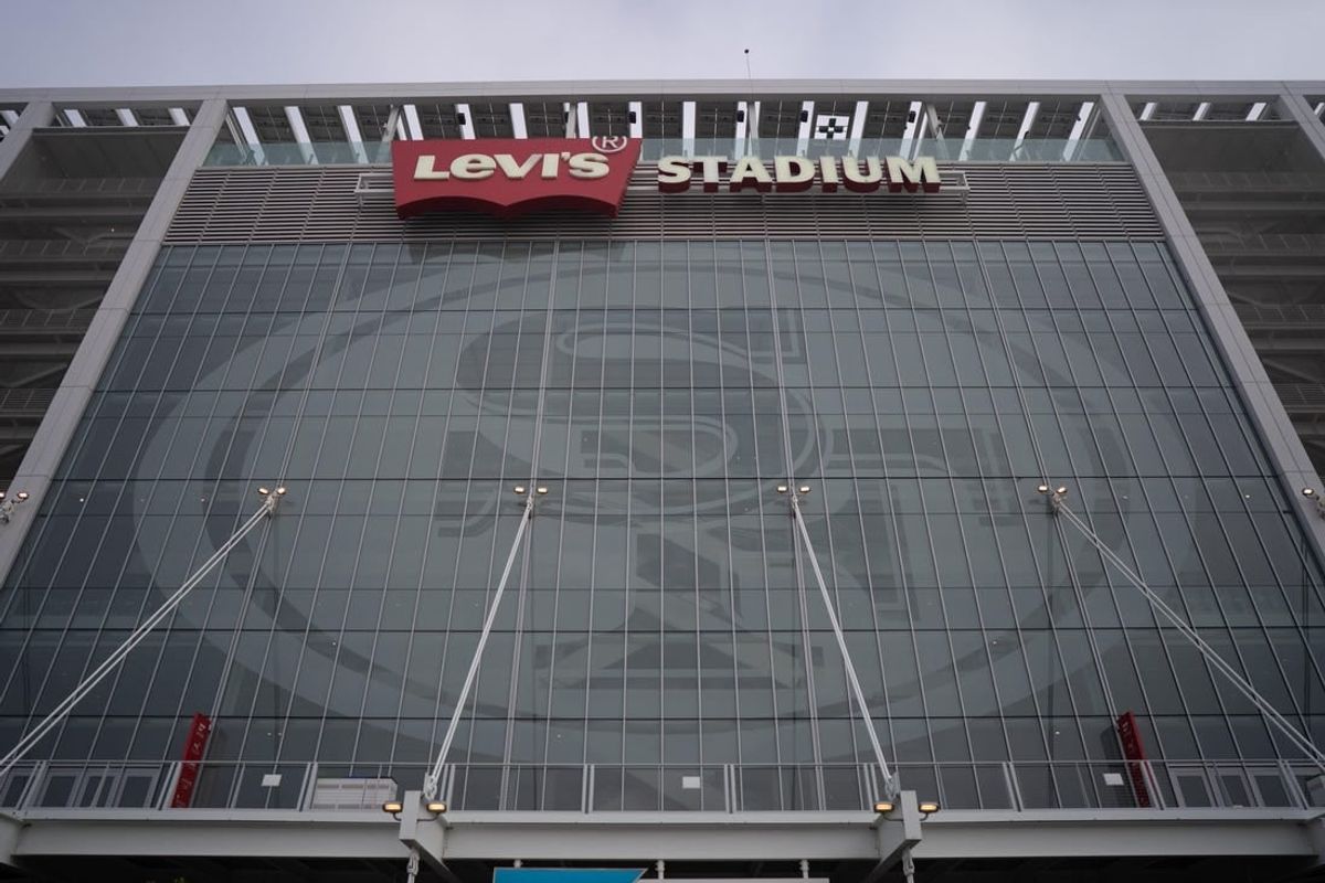 Dec 19, 2021; Santa Clara, California, USA;  General view of Levi   s Stadium before the game between the San Francisco 49ers and the Atlanta Falcons.