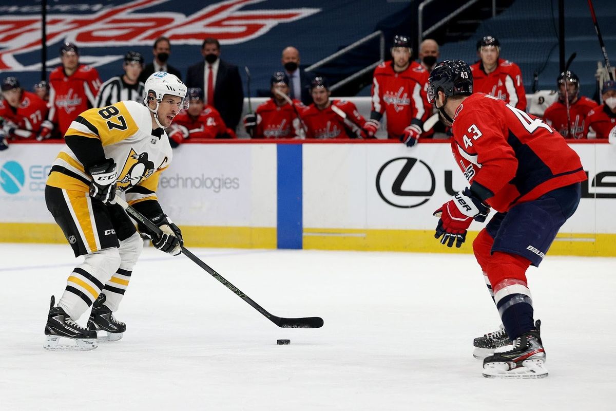 Sidney Crosby (l.)  and Tom Wilson
