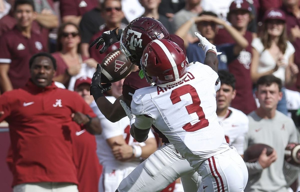 Alabama Crimson Tide defensive back Terrion Arnold (3) officially entered the 2024 NFL Draft.