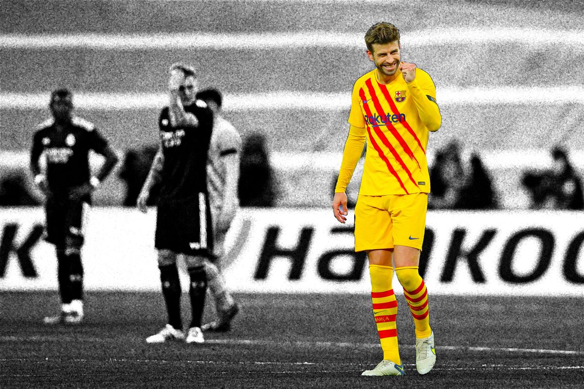 Gerard Piqué and Barcelona lit up Madrid 4-0.