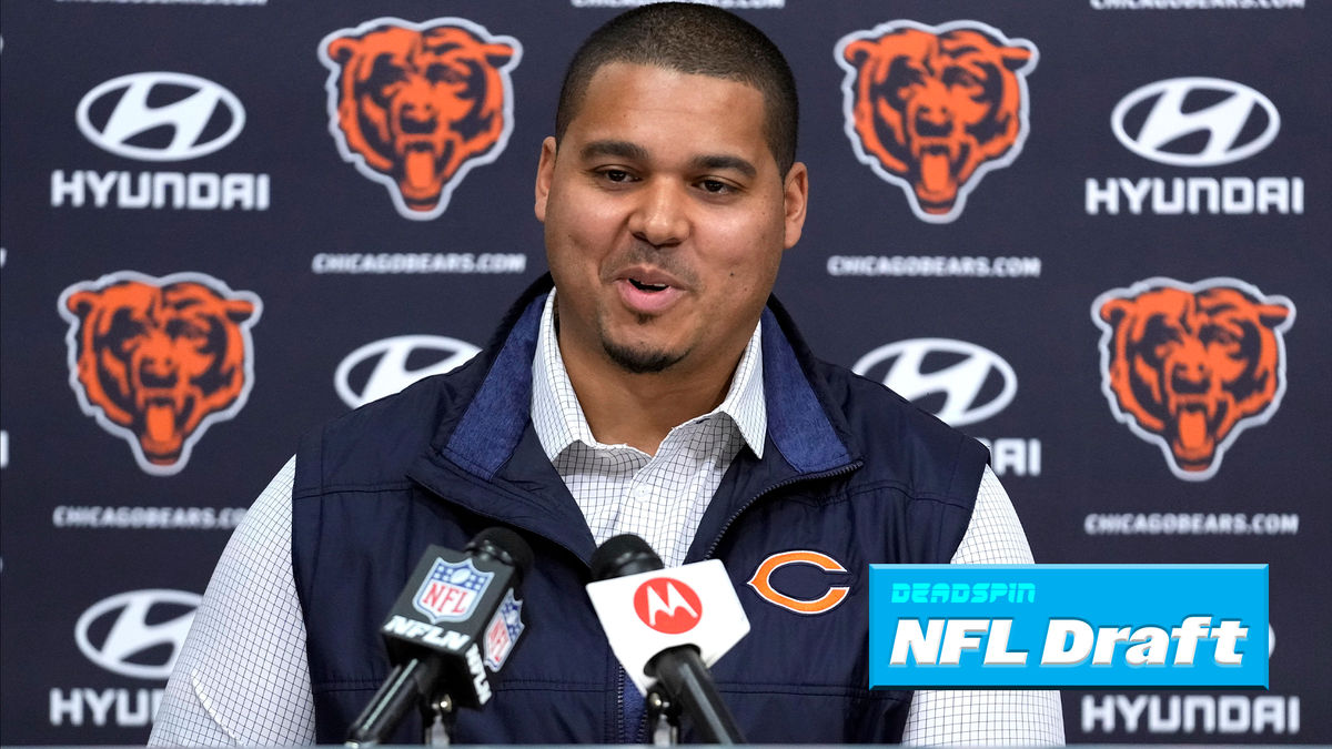 Chicago Bears GM Ryan Poles already made one huge splash when he traded the No. 1 overall selection to Carolina for star receiver DJ Moore and moved down eight spots.
