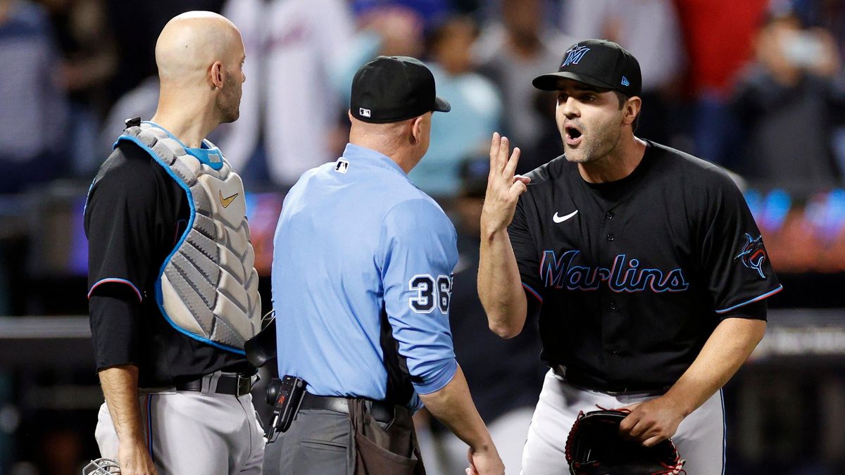 Richard Bleier takes...issues with being called for three balks.