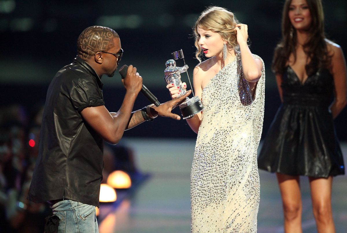 Image by Getty. Also, this is an exception to the following post—you are always welcome to interrupt Taylor Swift.