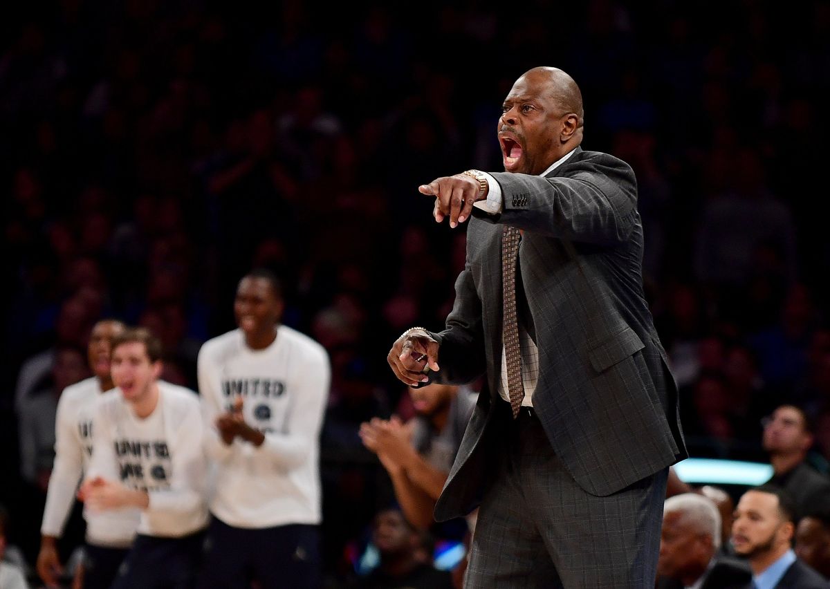 Patrick Ewing, in his third year as head coach of the Georgetown Hoyas, announced he has COVID-19.