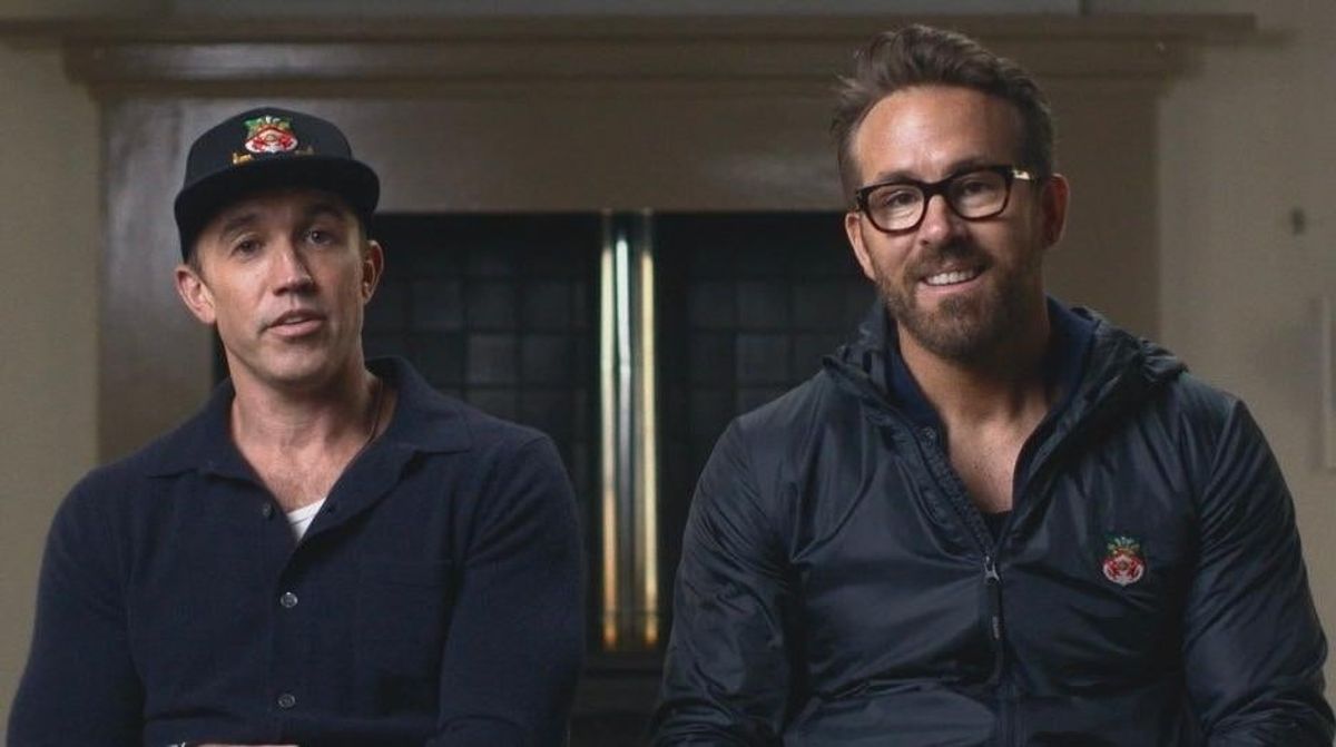 Rob McElhenney (left) and Ryan Reynolds