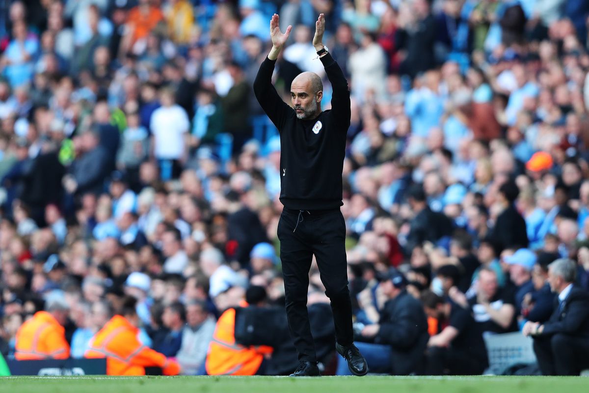 Manchester City’s  Pep Guardiola.