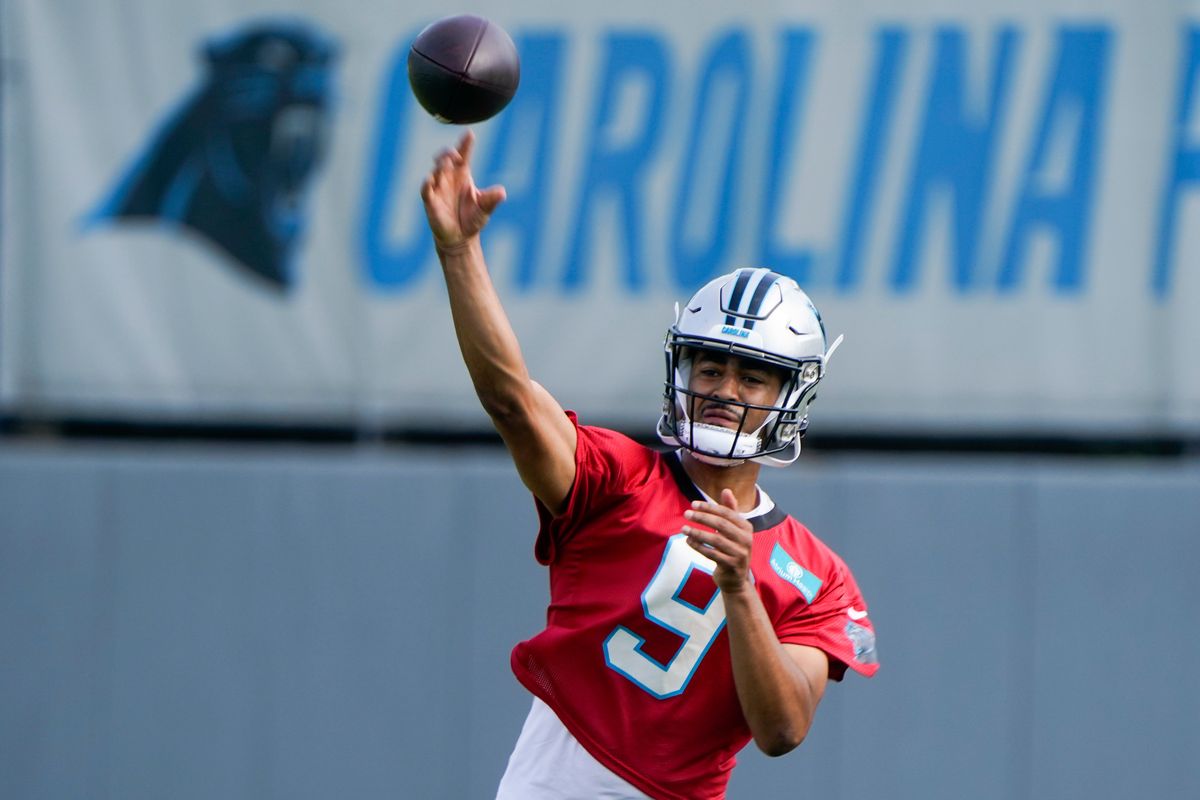 No surprise that No. 1 overall pick Bryce Young is penciled in at QB1