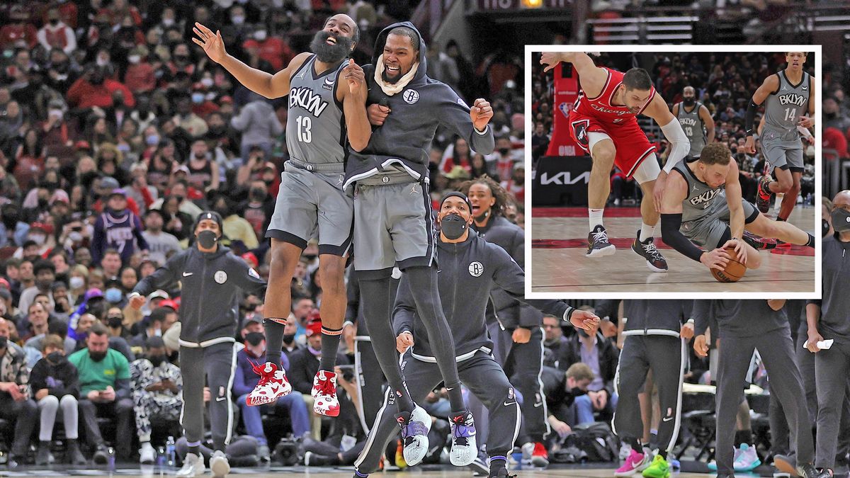 James Harden and Kevin Durant combined for 52 points in the Nets’ 138-112 win over the Bulls on Wednesday.