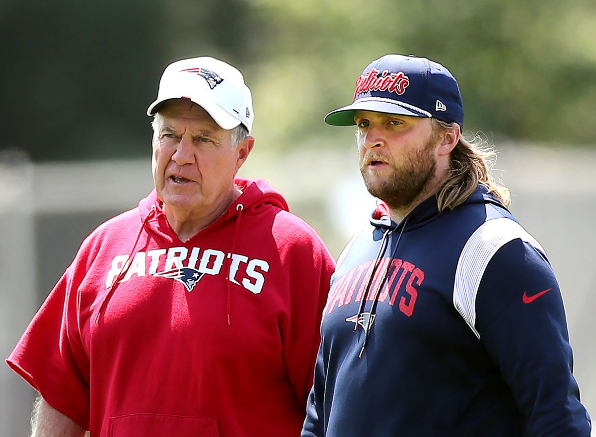 Bill Belichick (l.) and his son Steve
