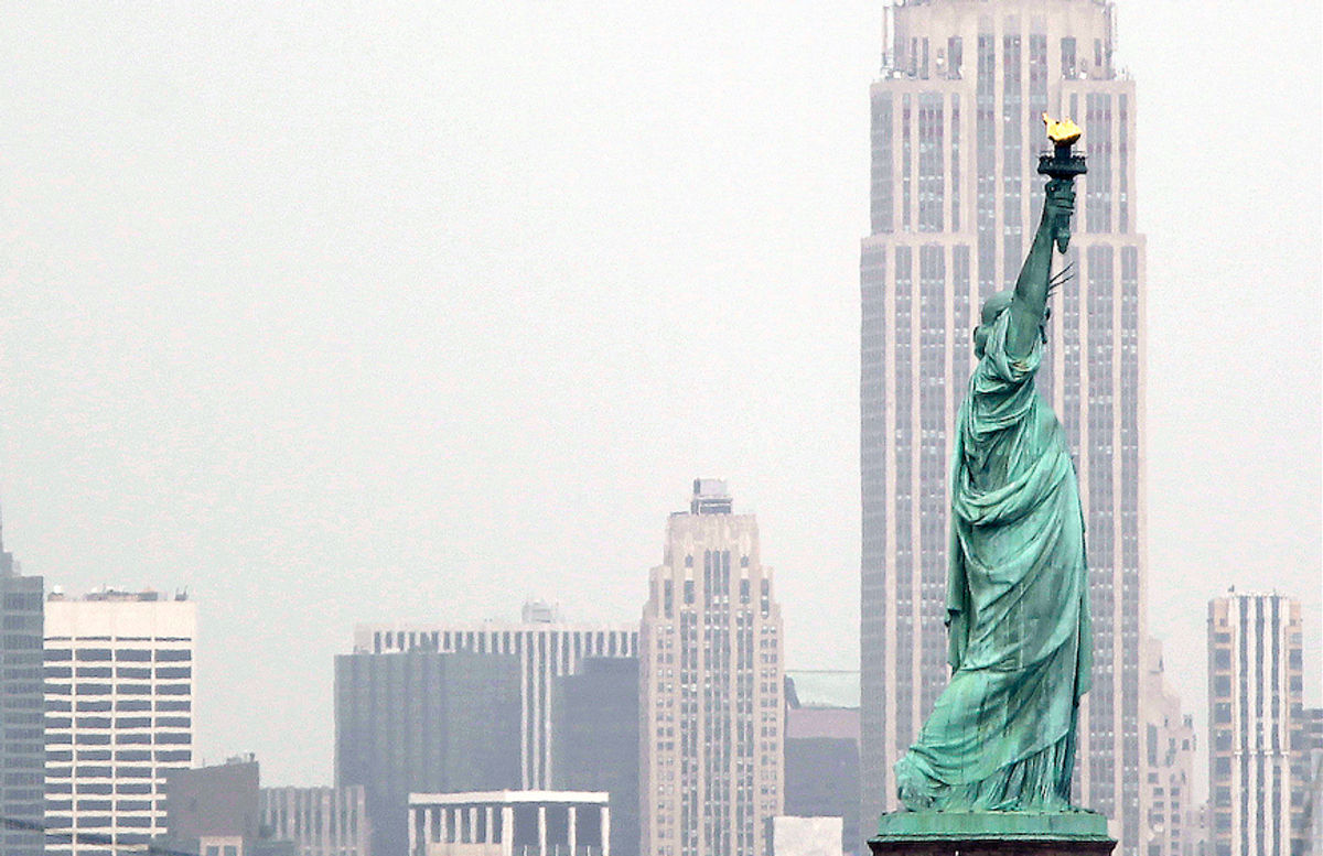 Literally the view from Bayonne:  [object Object]
