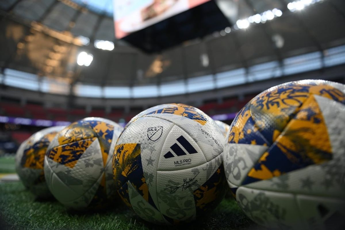Sep 30, 2023; Vancouver, British Columbia, CAN;  General view of official MLS soccer balls prior to the game as the Vancouver Whitecaps FC host the D.C. United at BC Place.