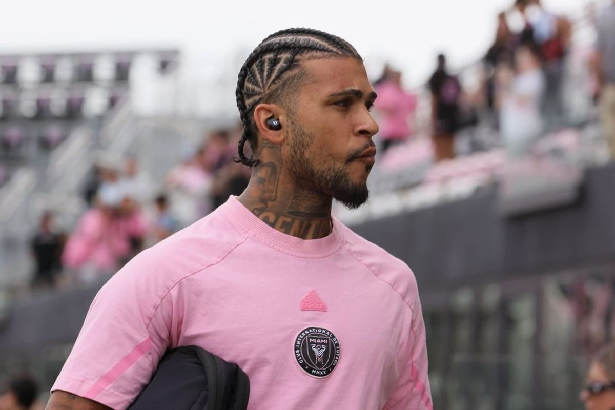 Mar 2, 2024; Fort Lauderdale, Florida, USA; Inter Miami CF defender DeAndre Yedlin (2) walks onto the field before the game against Orlando City at Chase Stadium.