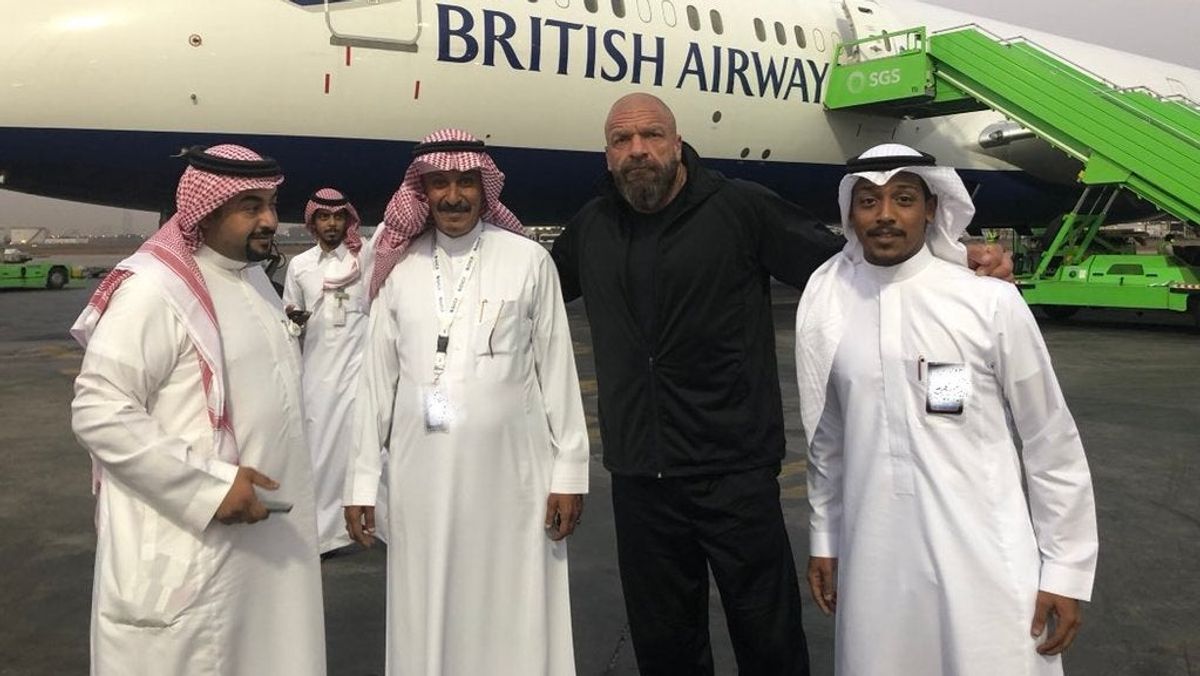 Paul “Triple H” Levesque arriving in Saudi Arabia in April for the Greatest Royal Rumble event.