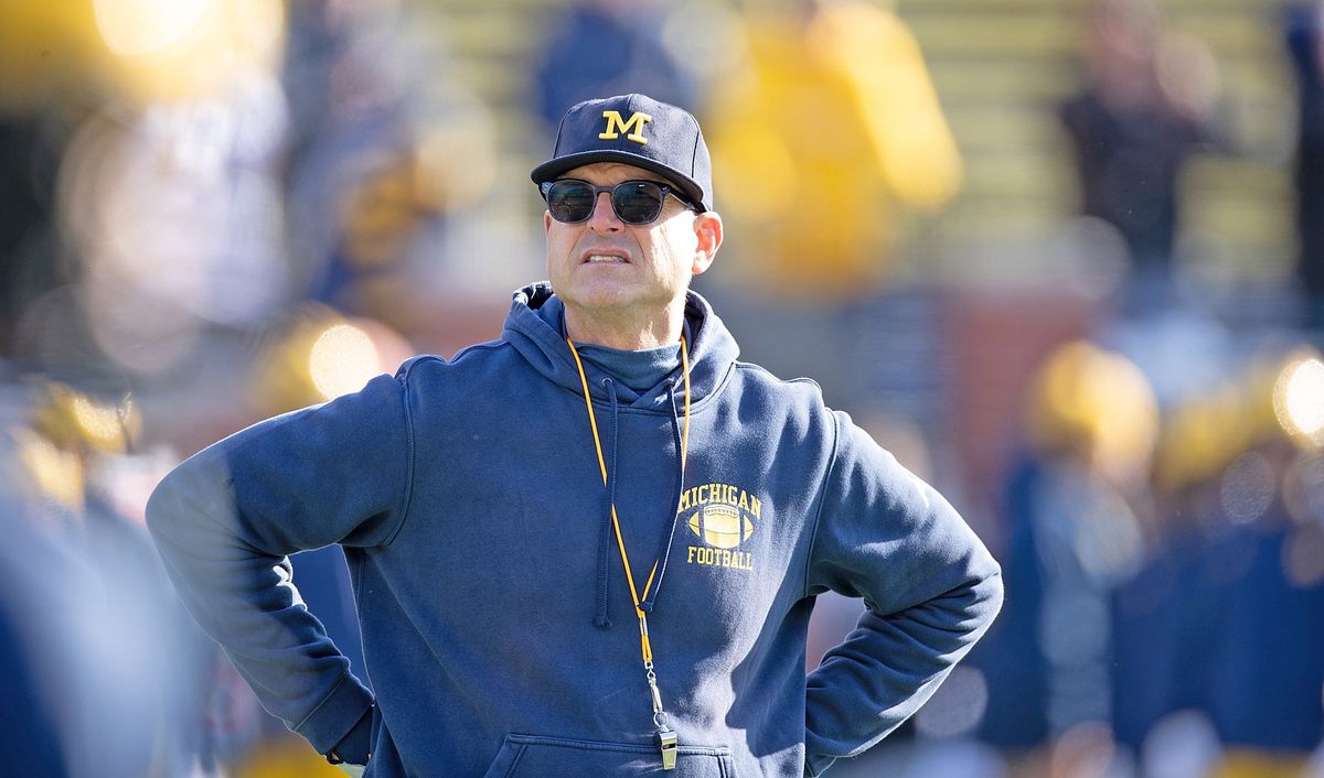Jim Harbaugh will get to coach his Wolverines to another loss to Ohio State.
