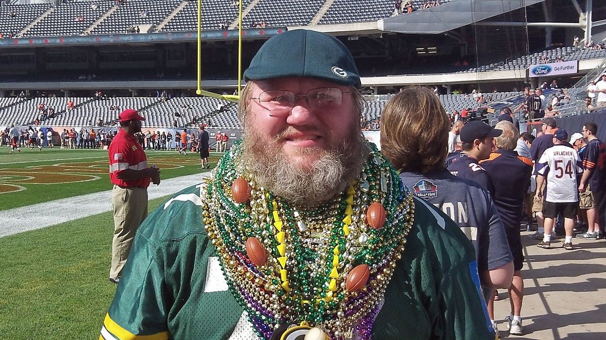 Russell Beckman, a Bears season ticket holder, got on Soldier Field twice in Packers gear. Then the team said no more.