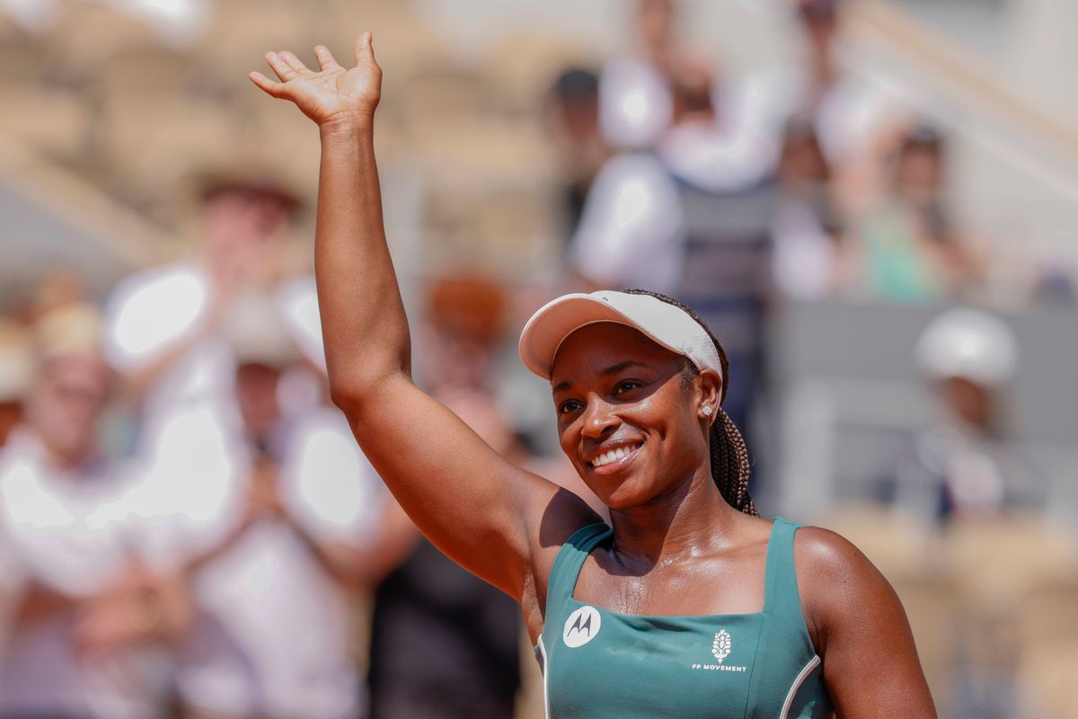 Sloan Stephens at the French Open