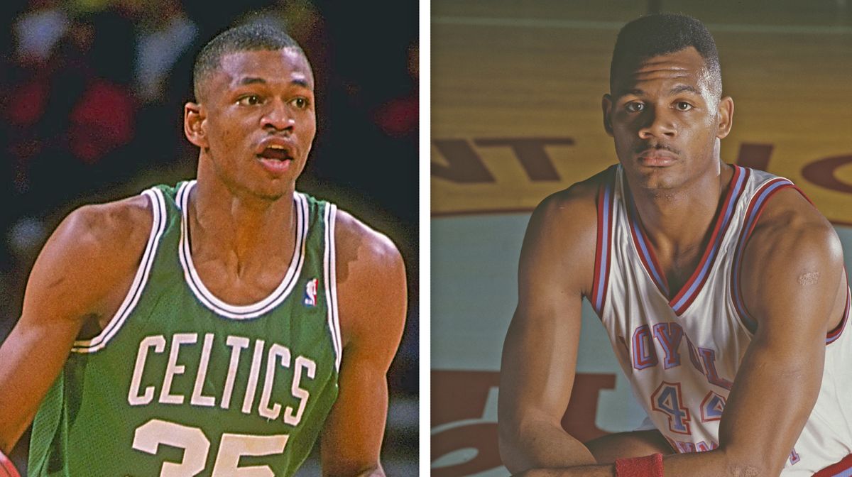 Both Reggie Lewis (L) and Hank Gathers (R) died on the court as a result of myocarditis.
