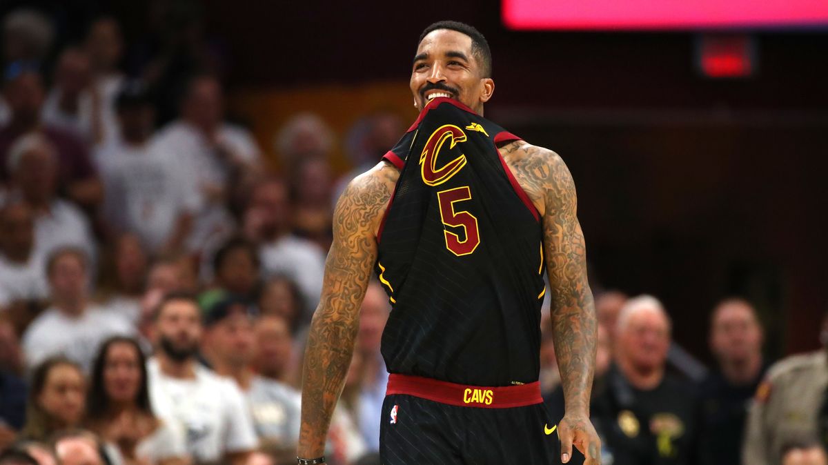 JR Smith did not take kindly to a kid breaking the window on his truck. Image: Getty