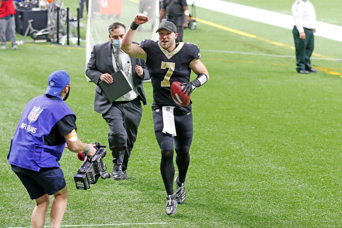 It was a victory for Taysom Hill and the Saints yesterday.