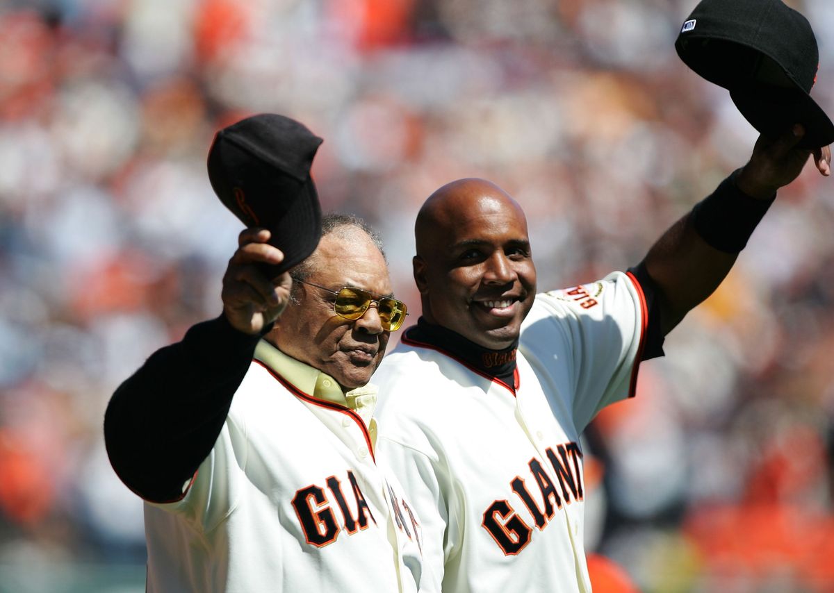 A lineup with Willie Mays (l.) and Barry Bonds would be tough to beat.
