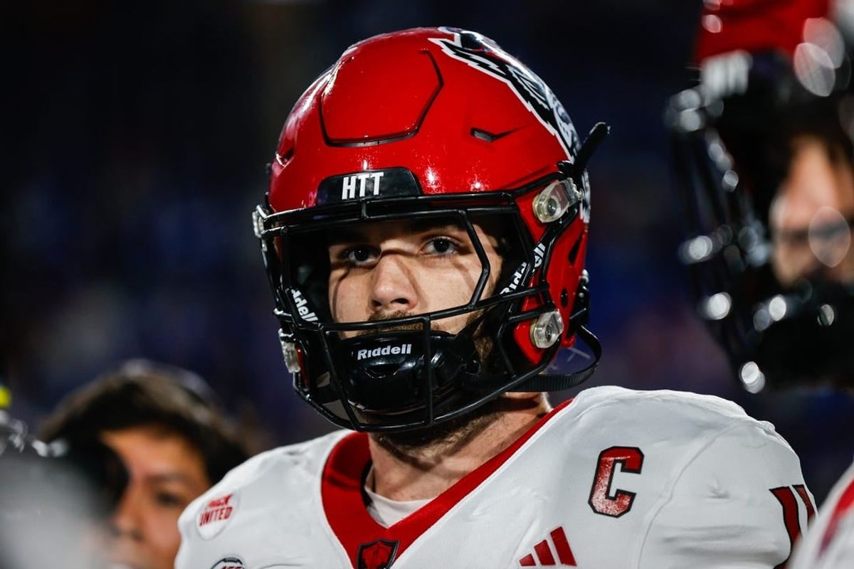 Oct 14, 2023; Durham, North Carolina, USA; North Carolina State Wolfpack linebacker Payton Wilson (11) looks on before the first half of the game against Duke Blue Devils at Wallace Wade Stadium.