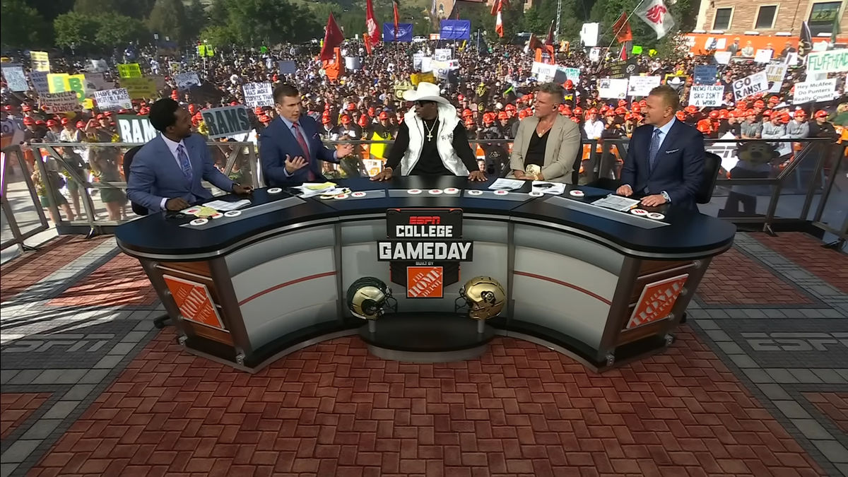 Deion Sanders joins the ESPN College Gameday crew