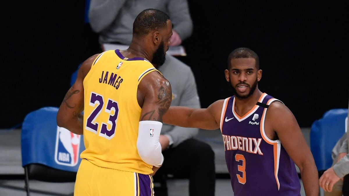 LeBron James and Chris Paul