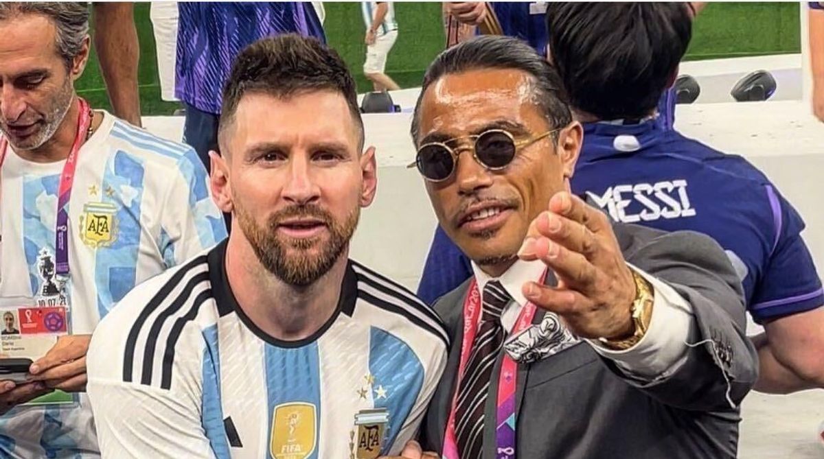 Lionel Messi and Salt Bae