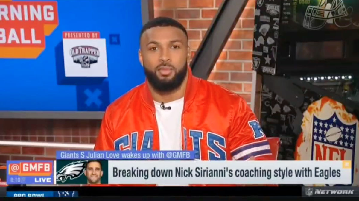 Julian Love discusses Eagles coach Nick Sirianni