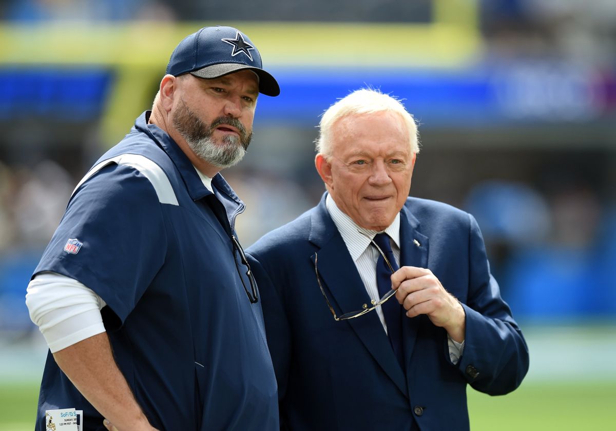 Jerry Jones (r.) and Mike McCarthy