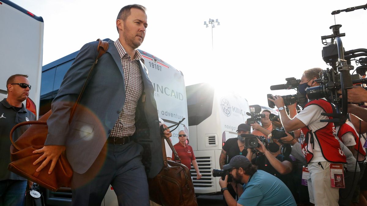 Lincoln Riley, back when Oklahoma still liked him.